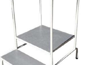 Escabel 2 peldaños con baranda