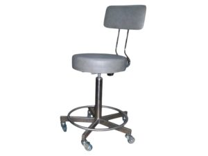 Taburete base acero inoxidable