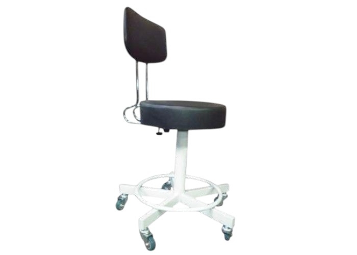 Taburete con respaldo