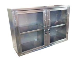 Vitrina colgante acero inoxidable